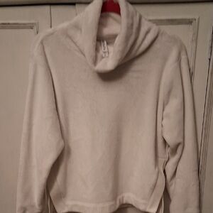 Athleta Cream Cowl Neck Sweater
